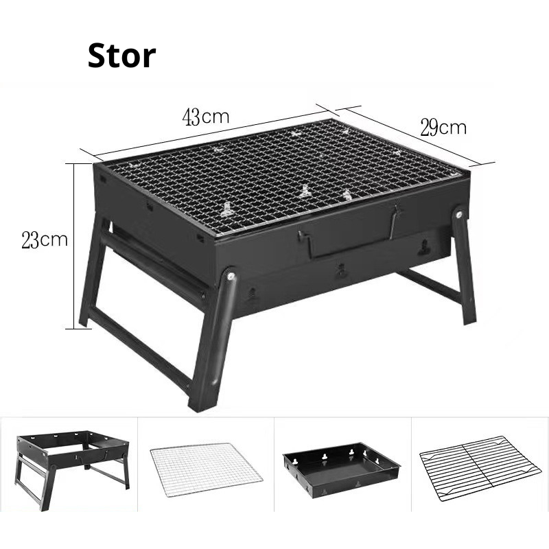 Portabel Utomhusgrill – Liten & Stor modell